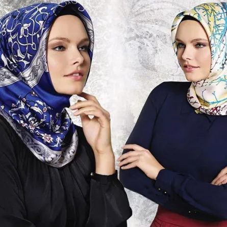 اختاري الحجاب المطبع لسهرات رمضان