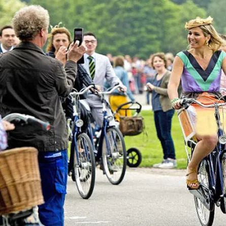 ملكة هولندا تفتتح حديقة تحمل اسمها