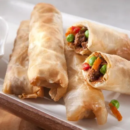 لفائف الكلاج باللحم والخضر