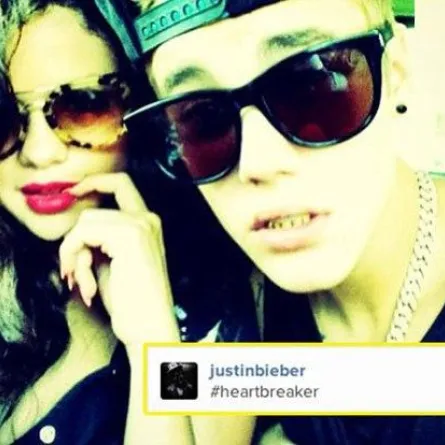 Justin Bieber  وSelena Gomez محطّما القلب بسبب هذه الصورة
