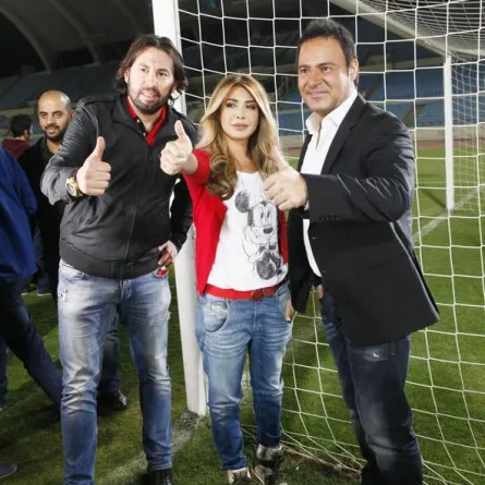 عاصي الحلاني ونوال الزغبي يدعمان المنتخب اللبناني