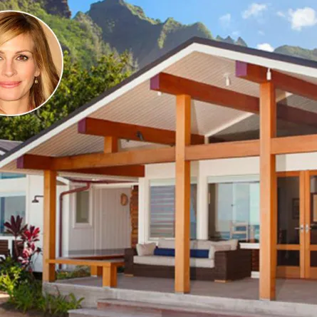 خامات الطبيعة في منزل Julia Roberts "المودرن"