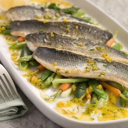 سمك بالزعفران من نانسي حبيقة