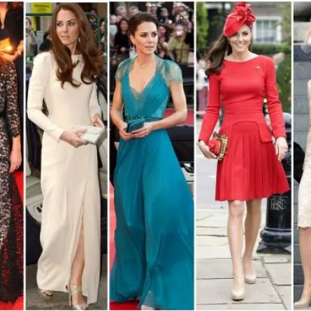 أجمل 5 اطلالات للدوقة كايت ميديلتون في عام 2012