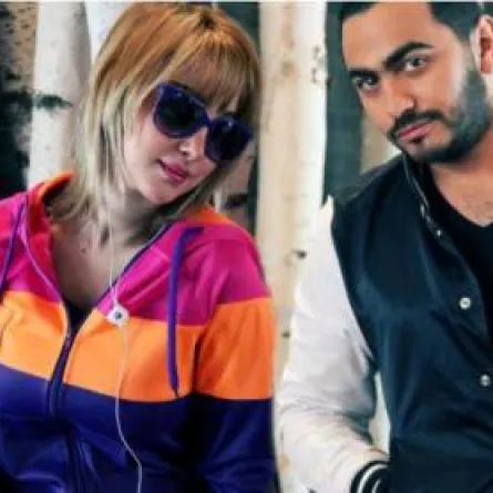 بأوامر من تامر حسني زوجته ترفض الحديث عن حملها