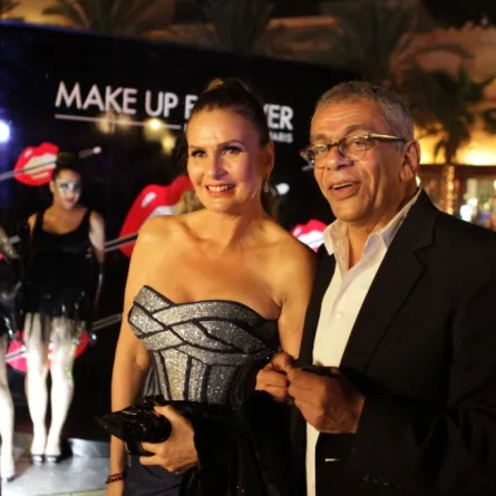 محمد سعد وبشرى في مهرجان دبي السينمائي.. أفيهات ورقص