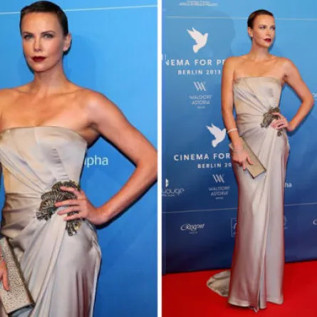 شارليز ثيرون تتألق بشعرها القصير..