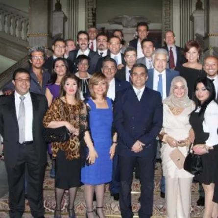 إعلاميون سخر منهم باسم يوسف يشاركون في تكريمه