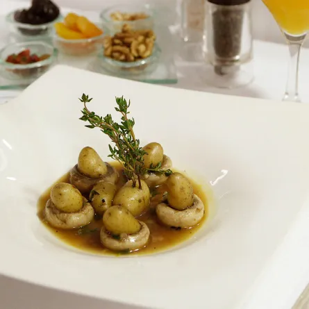 يخنة البطاطس مع الفطر خطوة بخطوة