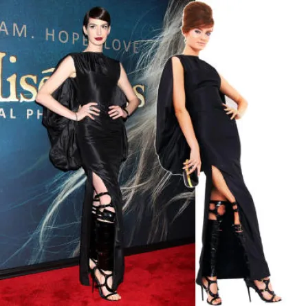 آن هاثاواي تُفاجئ متابعيها بإطلالة جريئة من "توم فورد"