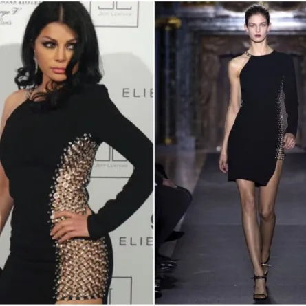 Anthony Vaccarello  يطلق نسخة حمراء من أكثر تصاميمه انتشاراً