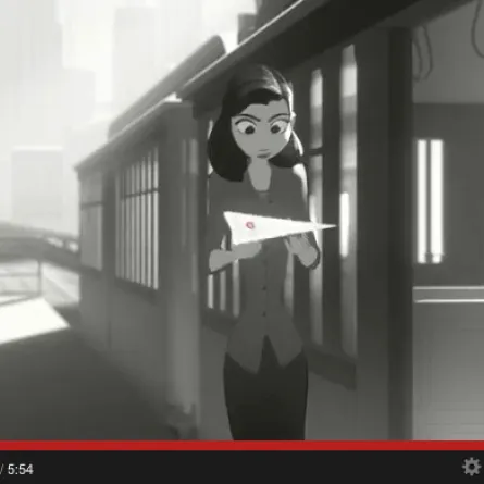 "الأوراق" تجمع بين شاب وفتاة في قصة حب!