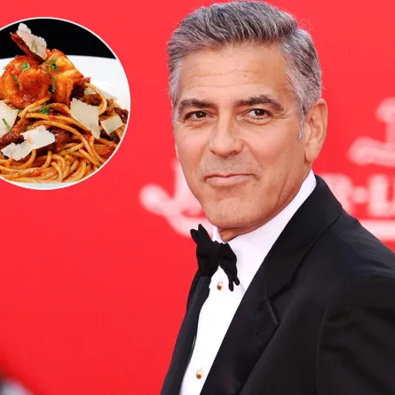 "السباغيتي":طبق جورج كلوني المفضّل