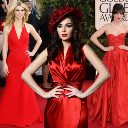 نجمات جريئات بالأحمر