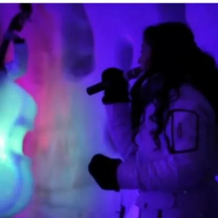 آلات موسيقية من جليد