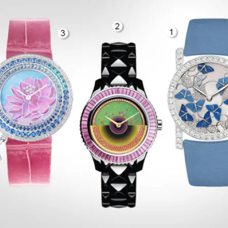 ساعات بألوان قوس قزح