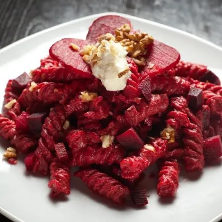 تناولي المعكرونة والشمندر الغنية بالفيتامينات