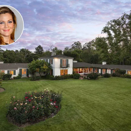 الفخامة دون تكلّف في قصر Drew Barrymore