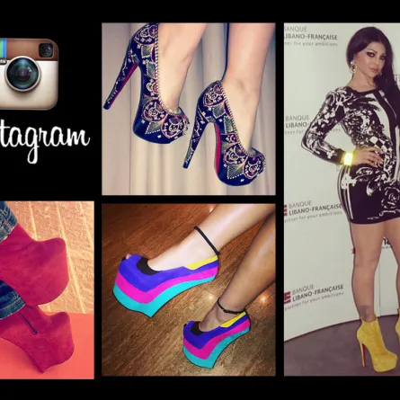 أغرب أحذية للنجمات على موقع Instagram