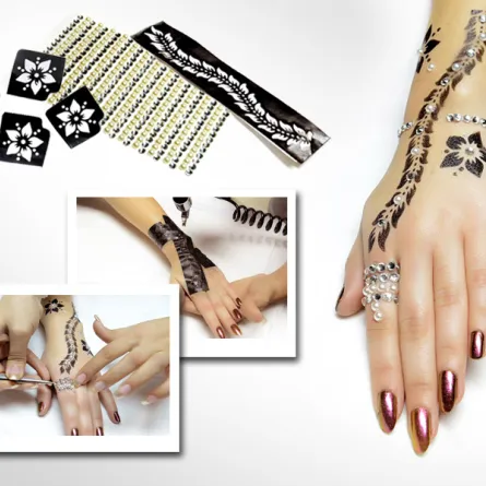 بالفيديو:حنة عربيّة مزيّنة بخاتم وسوار