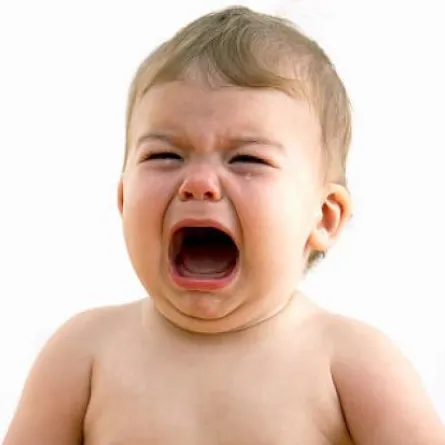 طفل للبيع بسبب بكائه المستمر