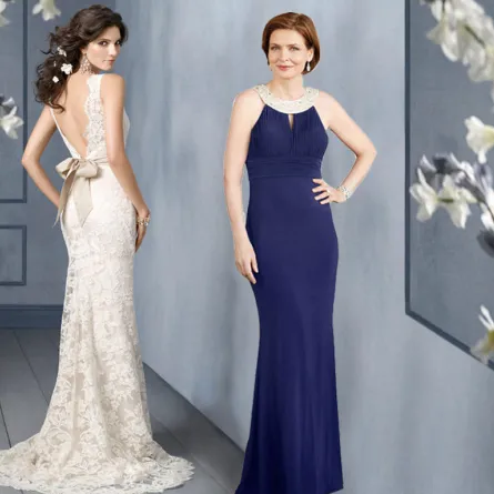 أناقة العروس ووالدتها في حفل الزفاف