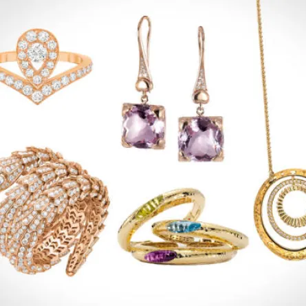 أحدث التصاميم من الذهب الأصفر