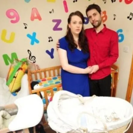 ابتسامة جنين معاق جعلت الأم ترفض الإجهاض..بالصور