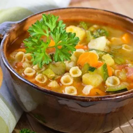 الخضر مع المعكرونة:غذاء كامل لعائلتكِ