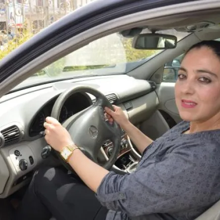 سائقة في الإدارة المغربية للمرة الأولى