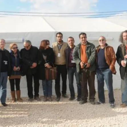 نجوم الأردن يزورون مخيم الزعتري