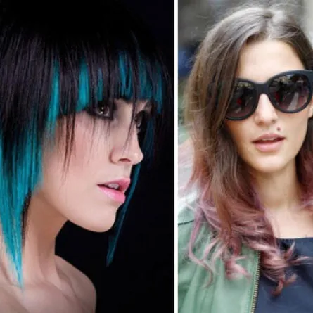 خصلات الـ Ombré  بشكل جديد