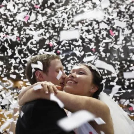 أكبر حفل زفاف جماعي في كوريا الجنوبية