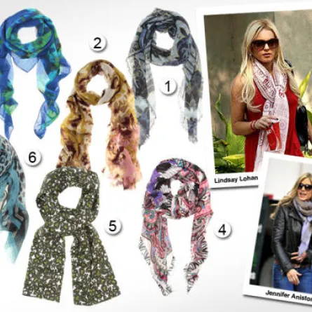 تزيّني بأجمل شالات شتاء 2013