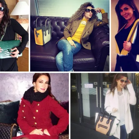 Instagram يشهد منافسة بين حقائب النجمات