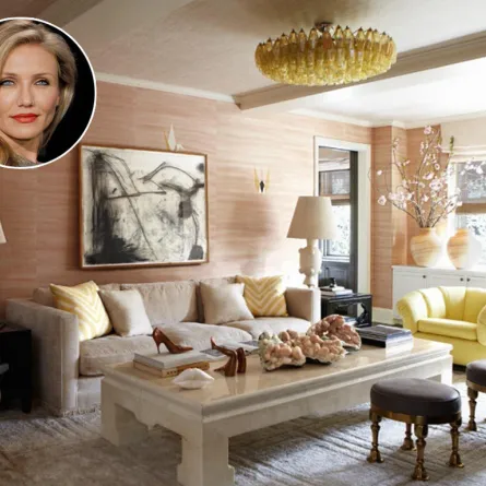 الذهب يرسم ديكور شقّة Cameron Diaz