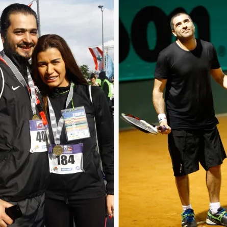 بالصور:وائل وميريام ونوال وتامر يمارسون الرياضة