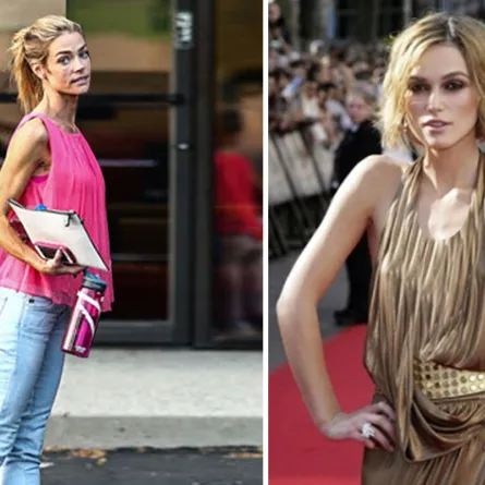 10 نجمات في هوليوود كالهياكل العظمية