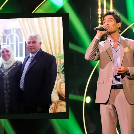 عائلة مشترك Arab Idol محمد عساف:فوزه فخر لفلسطين
