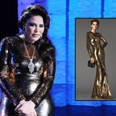 3 نجمات سبقن أحلام في ارتداء نفس الفستان الذهبي