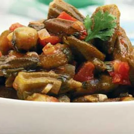 صينية البامية باللحم