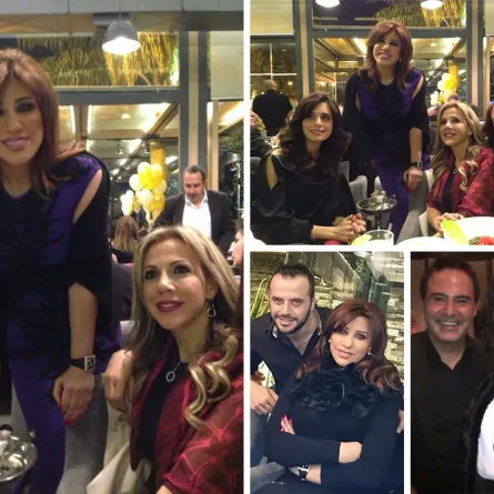 بالصور ...عيد ميلاد نجوى كرم