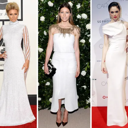 النجمات يعرفن أسرار اللون الأبيض