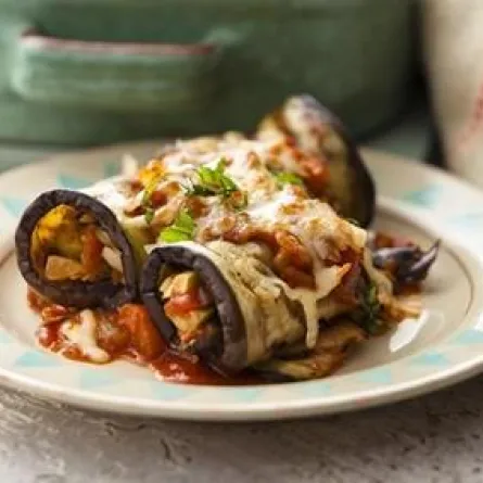 الباذنجان على طريقة البحر الأبيض المتوسط