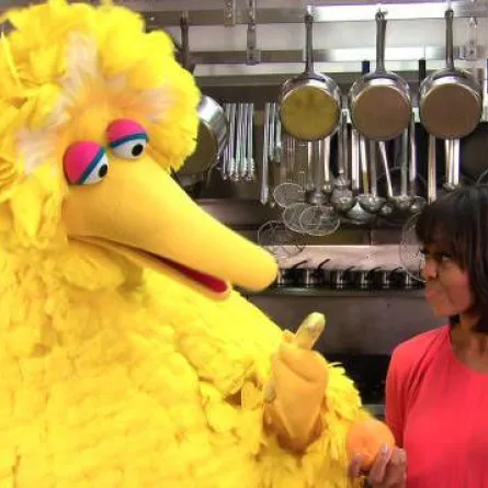 بيغ بيرد حليف أوباما ضدّ بدانة الأطفال