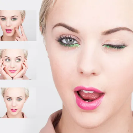 خطوات وضع " الغليتر" للبشرة البيضاء