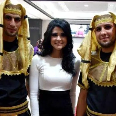 سلمى رشيد تلتقي بفراعنة المغرب