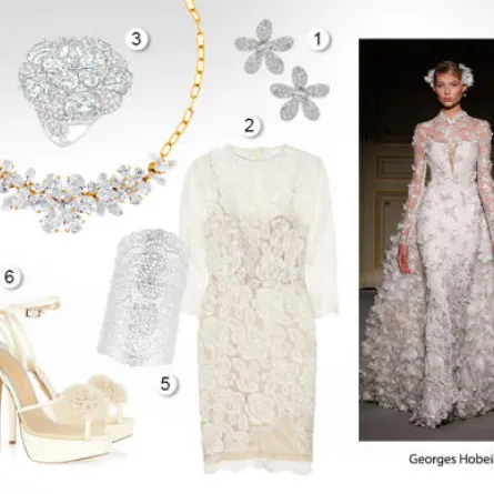 عروس مكللة بالورود