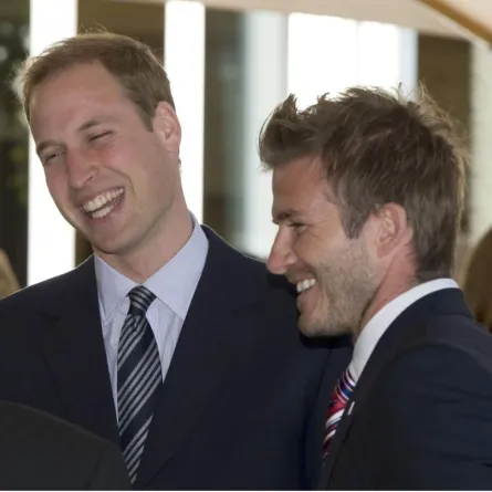David Beckham يطالب الأمير William بتسمية طفله David