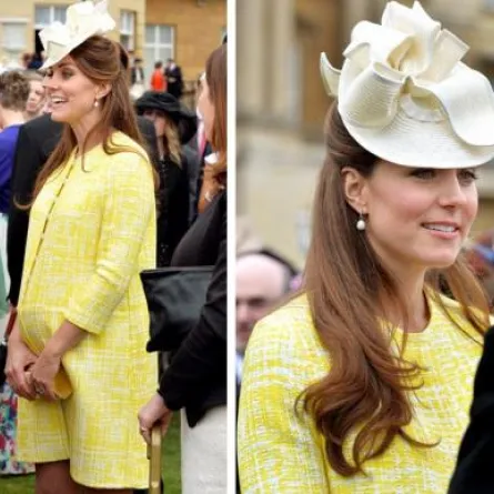 دوقة كامبريدج تشرق باللون الأصفر